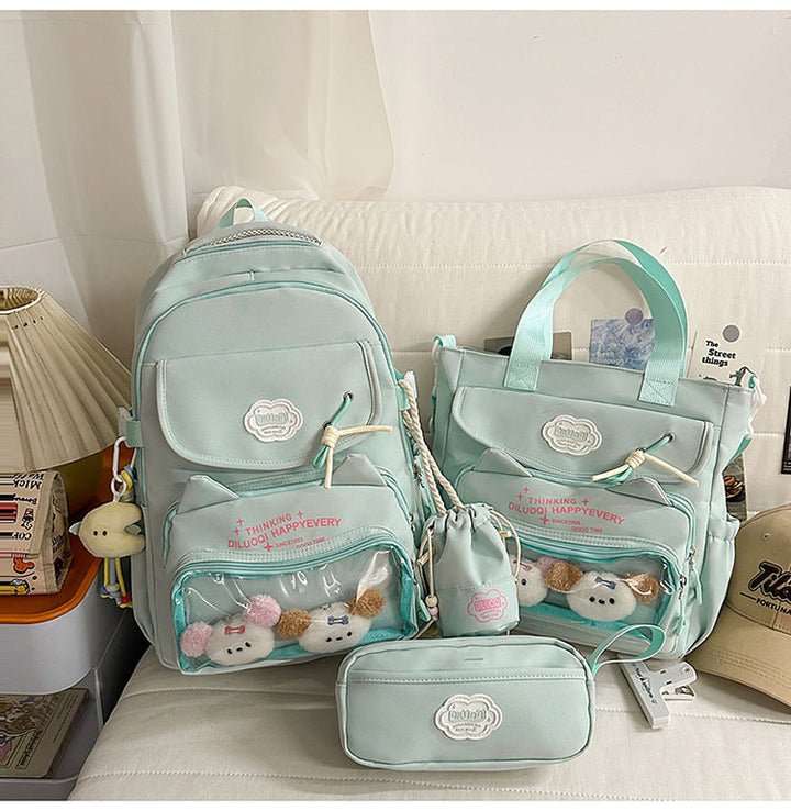 Multi-Functional School Backpack and Tote Bundle