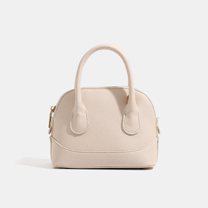 Women's mini handbag with textured artificial leather