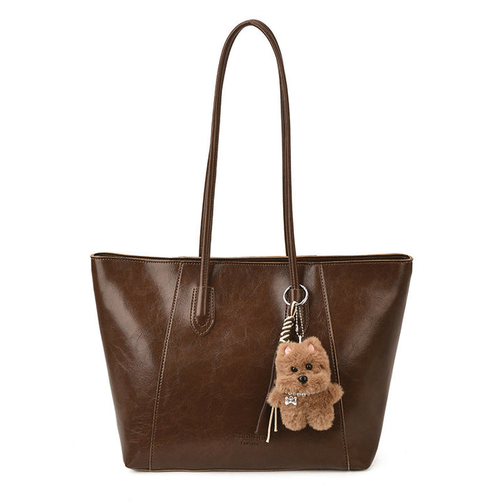 Women’s tote bag with high-quality faux leather and practical interior