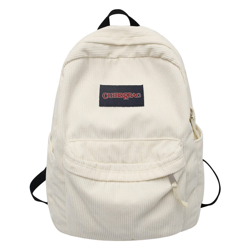 Corduroy Utility School Backpack