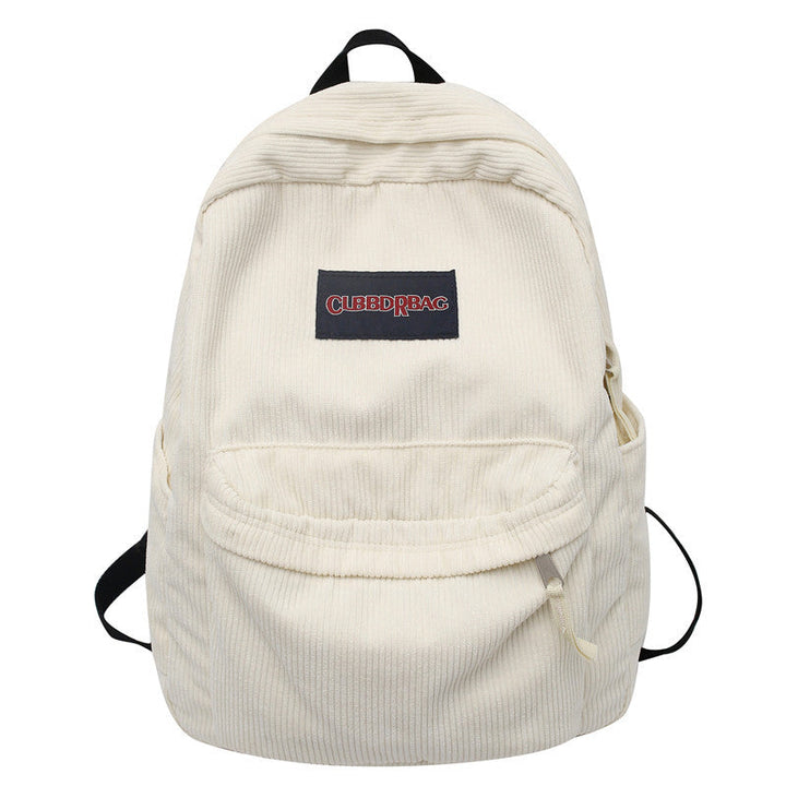 Corduroy Utility School Backpack