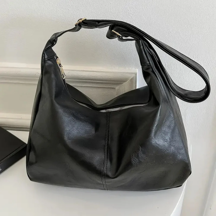 Trendy Leather Shoulder Handbag