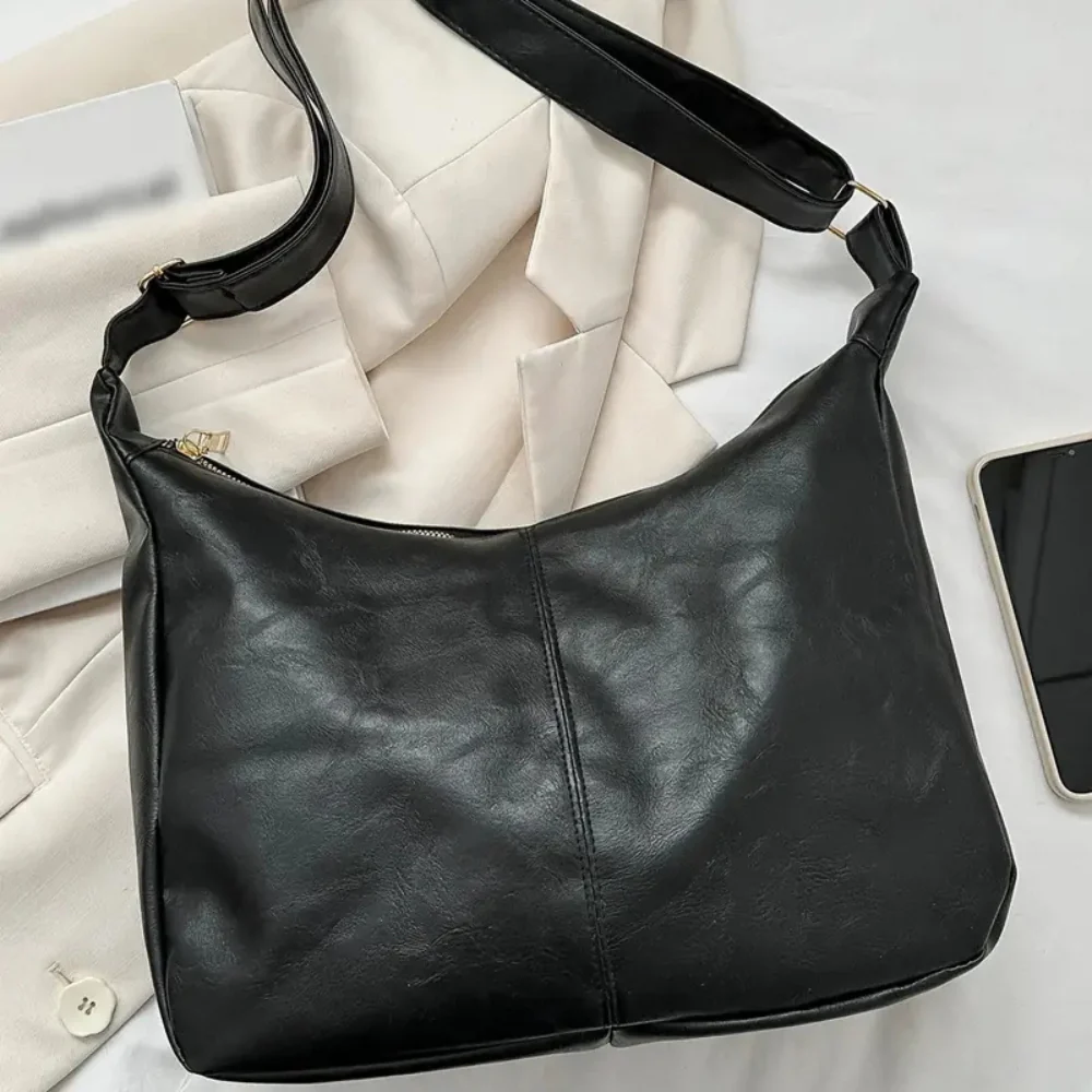 Trendy Leather Shoulder Handbag