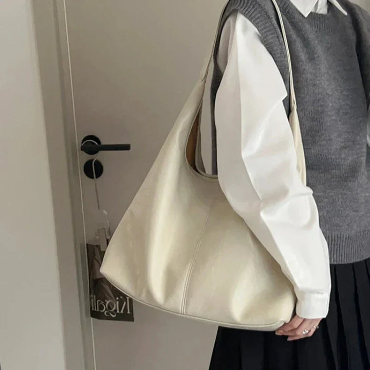Large Chic Leather Tote Bag