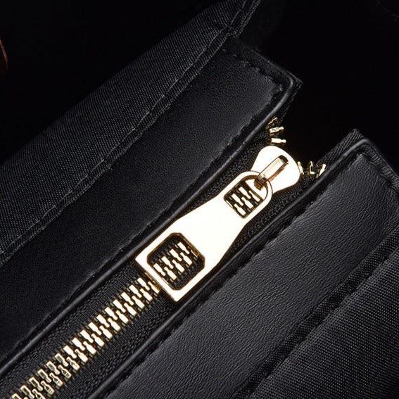Prägte Vegan Leather Top Handle Tote Bag