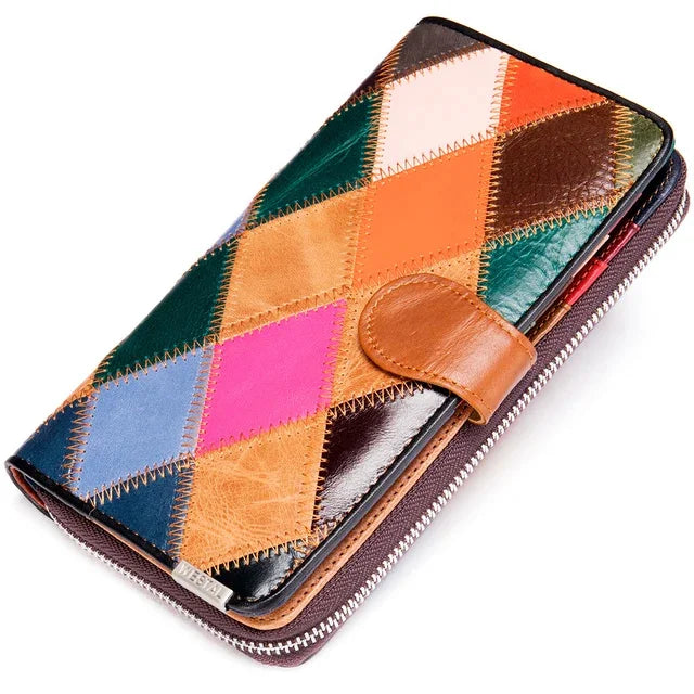 Ladies Wallet Long in Vintage Style