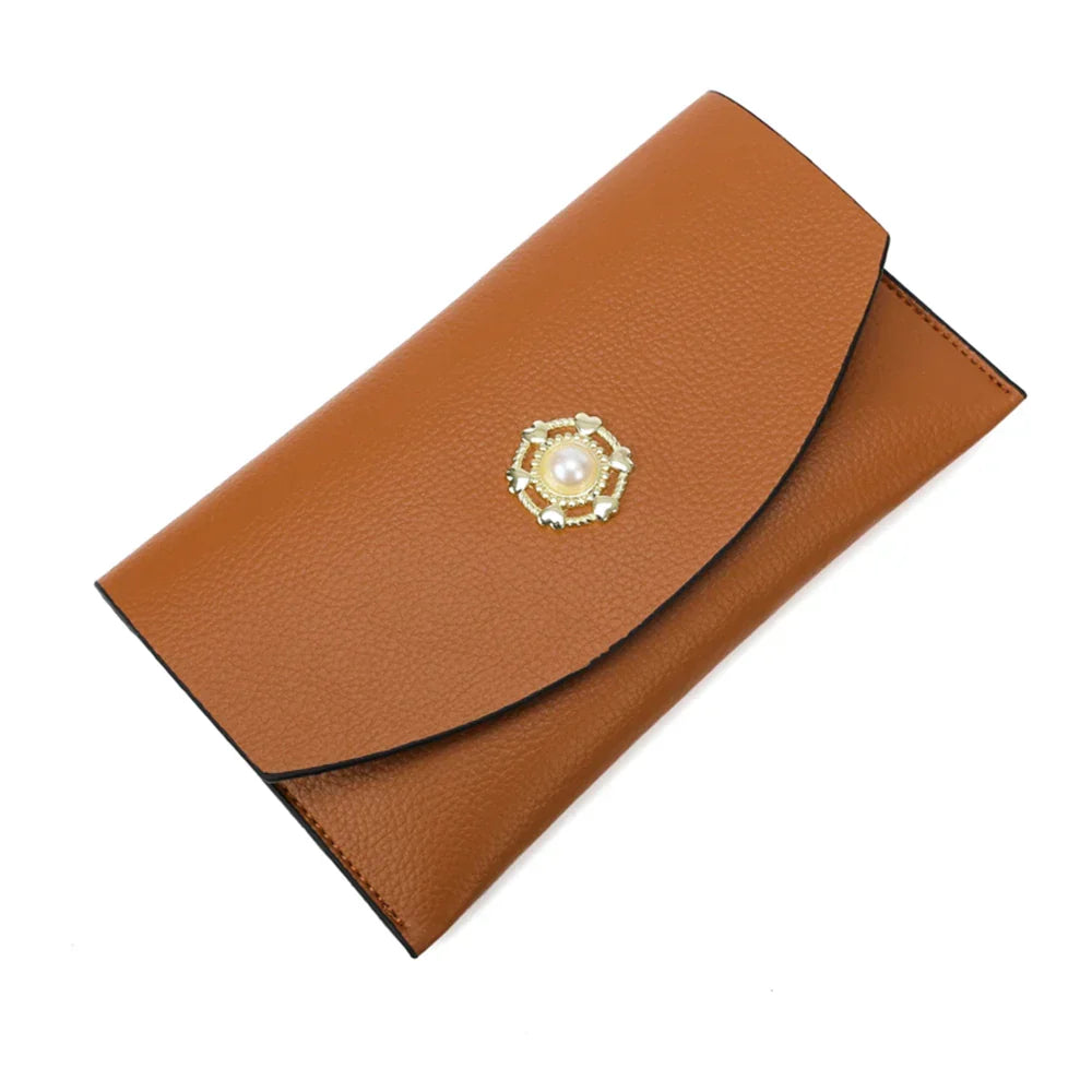Rectangular Shoulder Bag in Leather