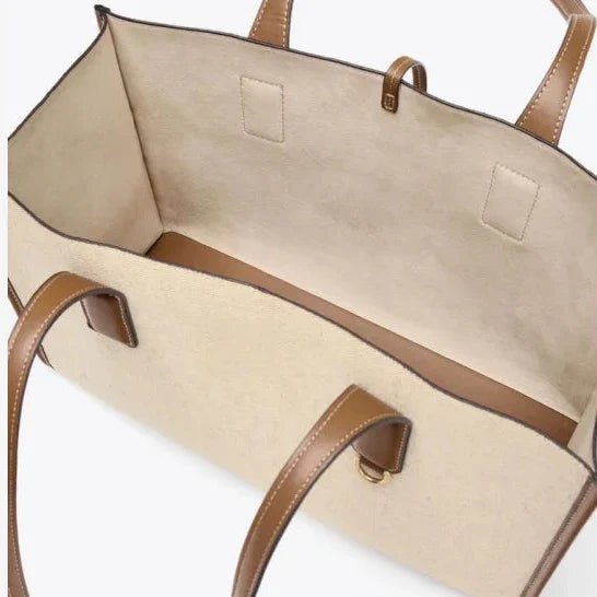Elegant Canvas Tote Handbag