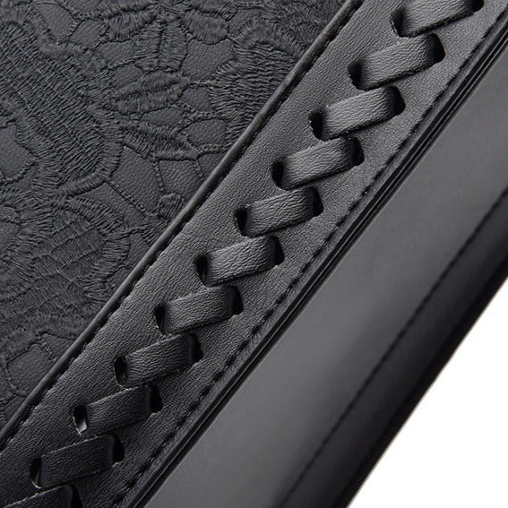 Prägte Vegan Leather Top Handle Tote Bag