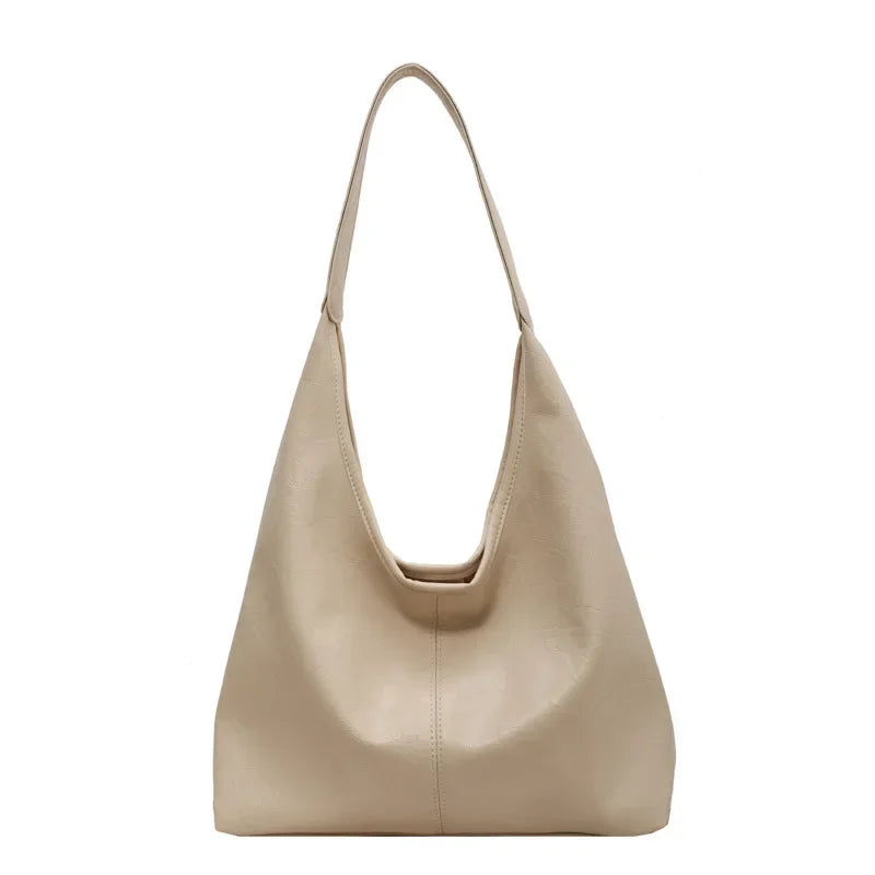 Large Chic Leather Tote Bag