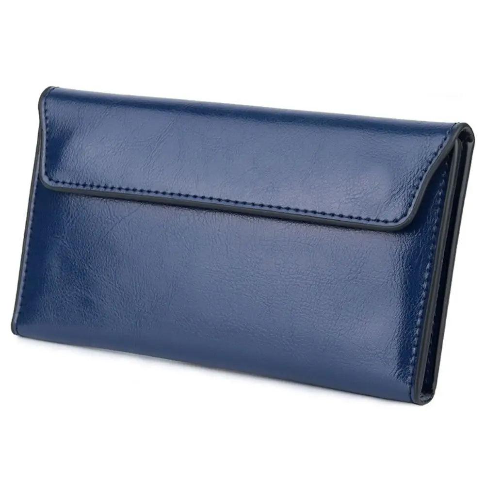 Women's Long Wallet Made of High-Quality Faux Leather