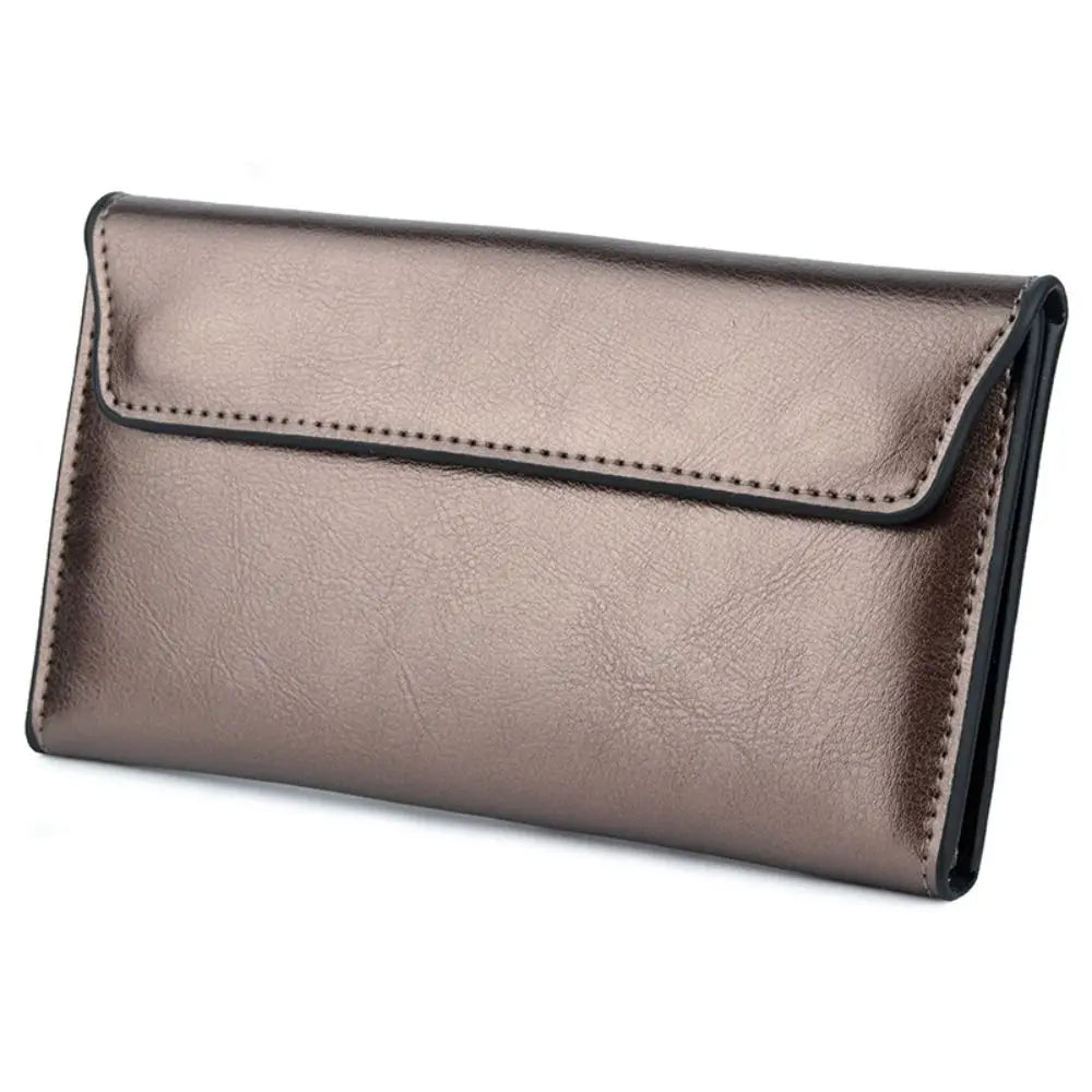 Women's Long Wallet Made of High-Quality Faux Leather