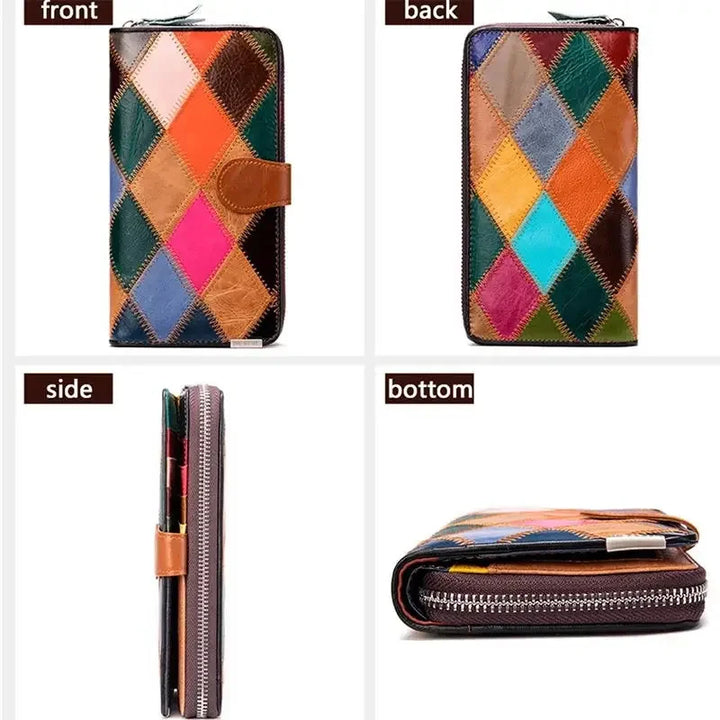 Ladies Wallet Long in Vintage Style