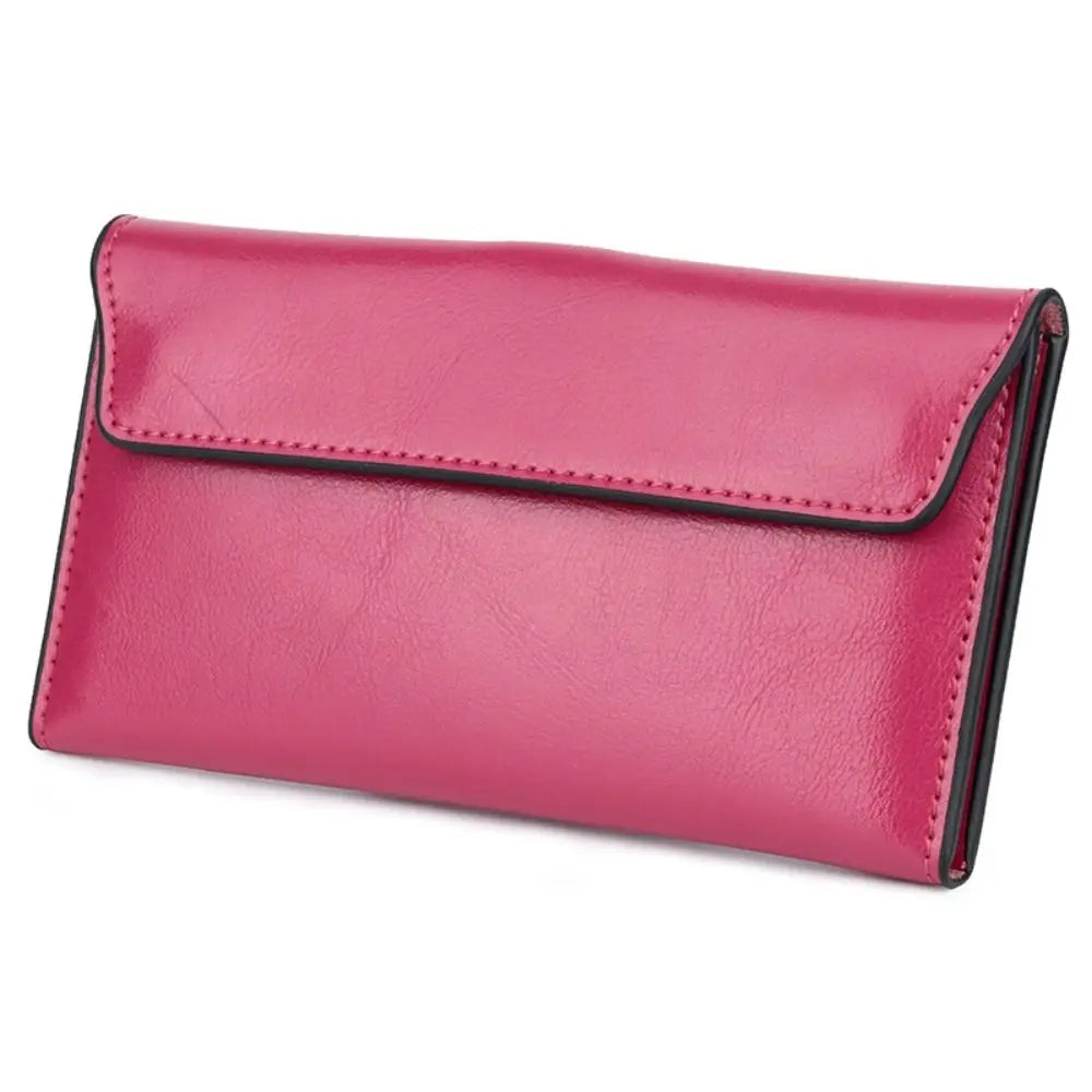 Women's Long Wallet Made of High-Quality Faux Leather