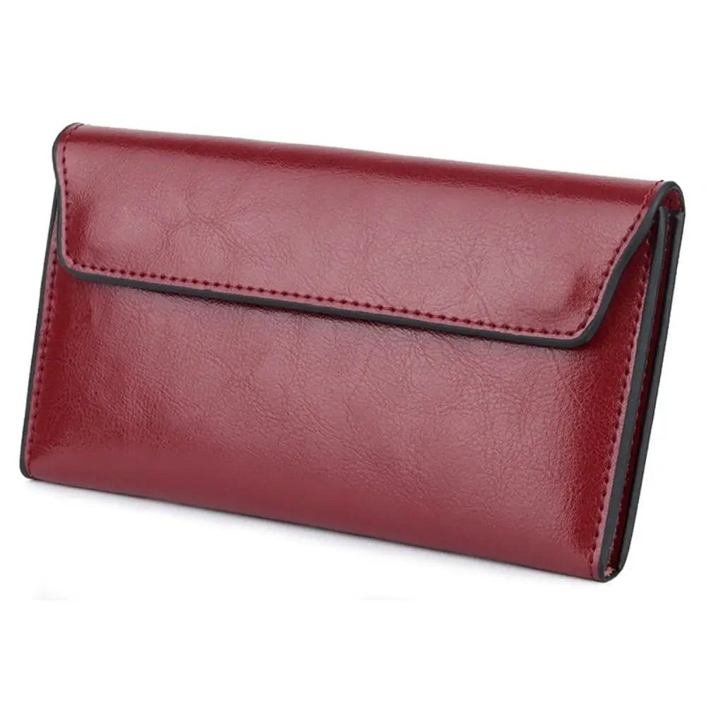 Women's Long Wallet Made of High-Quality Faux Leather