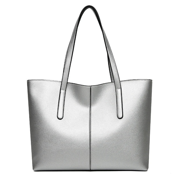 Women's Shoulder Bag Made of High-Quality PU Leather with Large Capacity