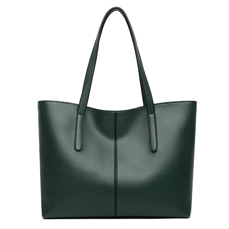 Women's Shoulder Bag Made of High-Quality PU Leather with Large Capacity