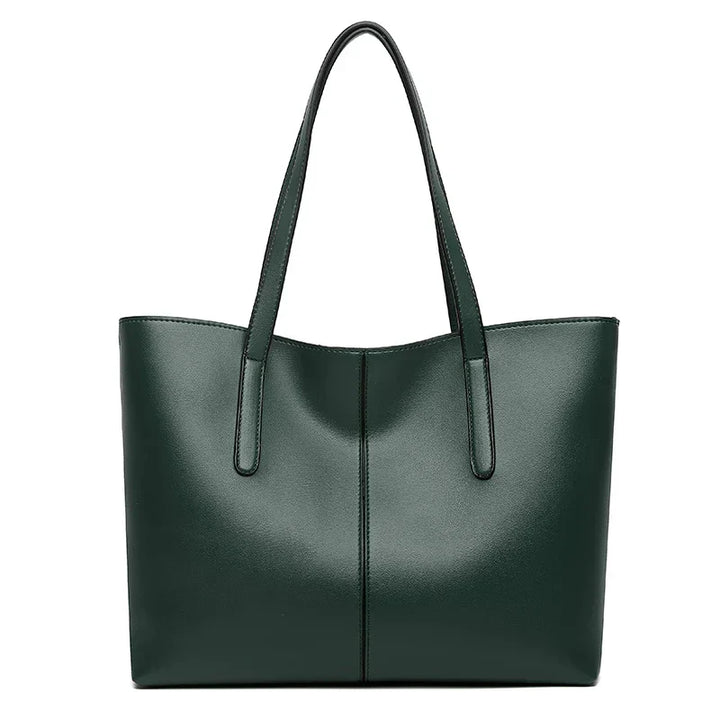 Women's Shoulder Bag Made of High-Quality PU Leather with Large Capacity