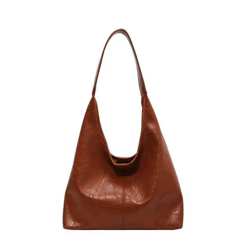 Large Chic Leather Tote Bag