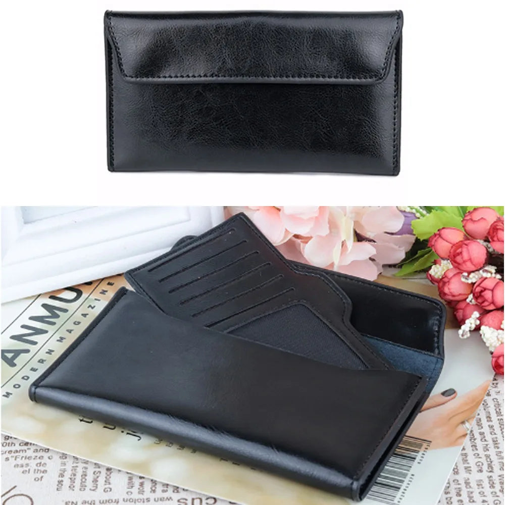 Women's Long Wallet Made of High-Quality Faux Leather