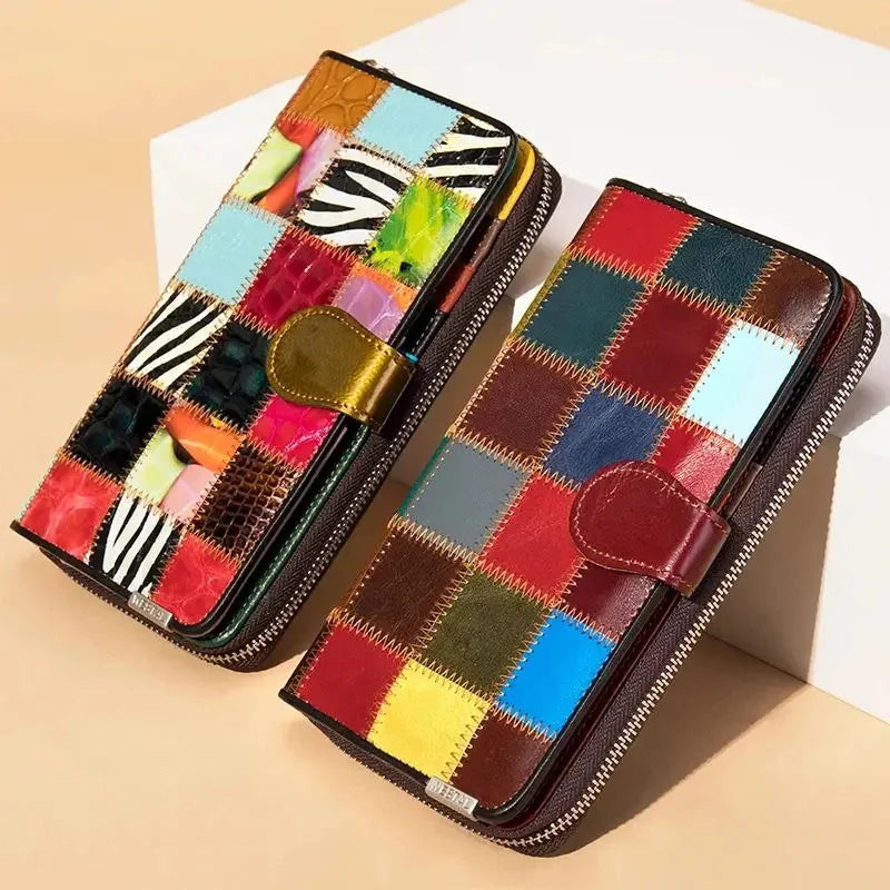 Ladies Wallet Long in Vintage Style