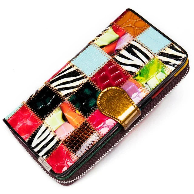 Ladies Wallet Long in Vintage Style
