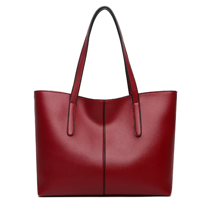 Women's Shoulder Bag Made of High-Quality PU Leather with Large Capacity