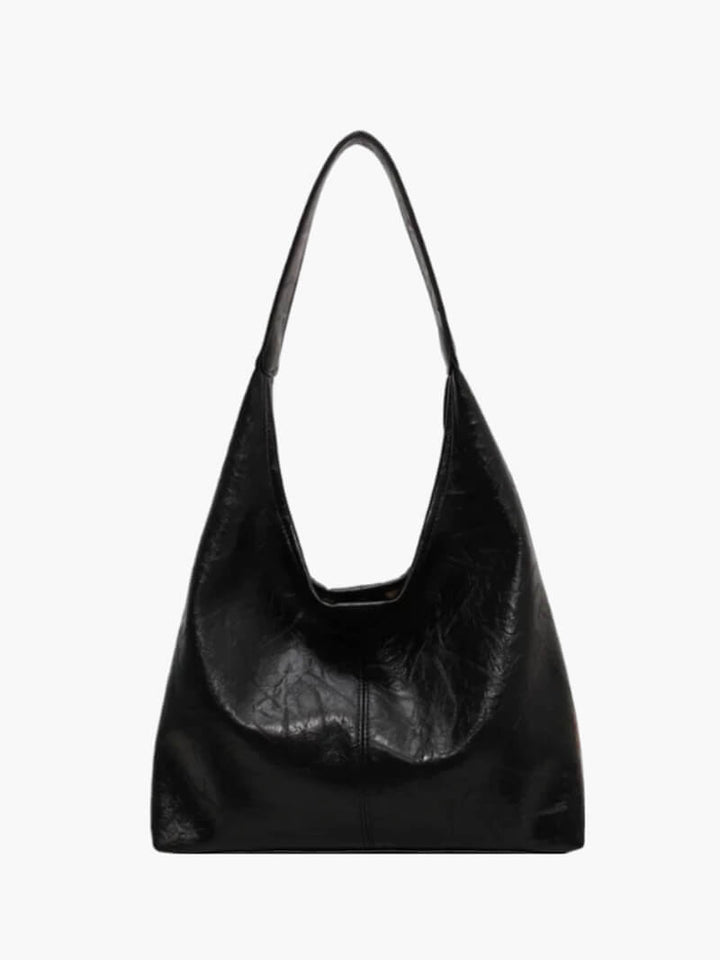 Comfortable women's shoulder bag with zipper