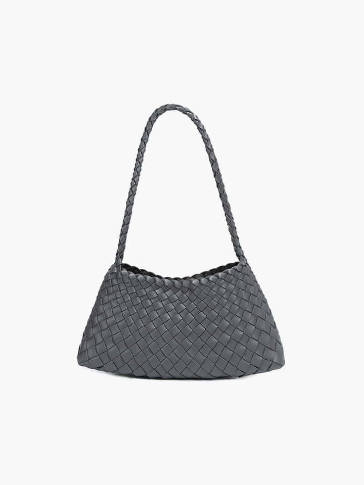 Shoulder Bag with Braided Design
