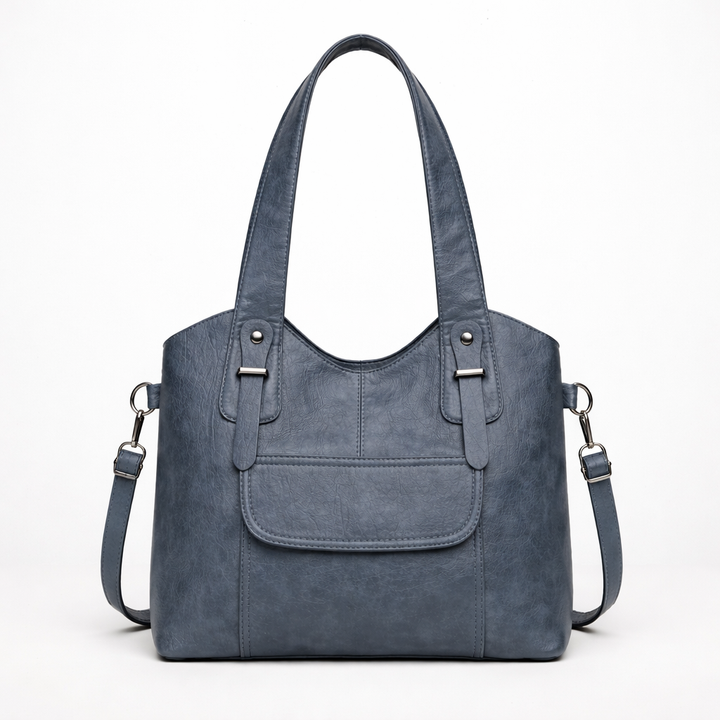 Large vegan cowhide bag, shoulder bag