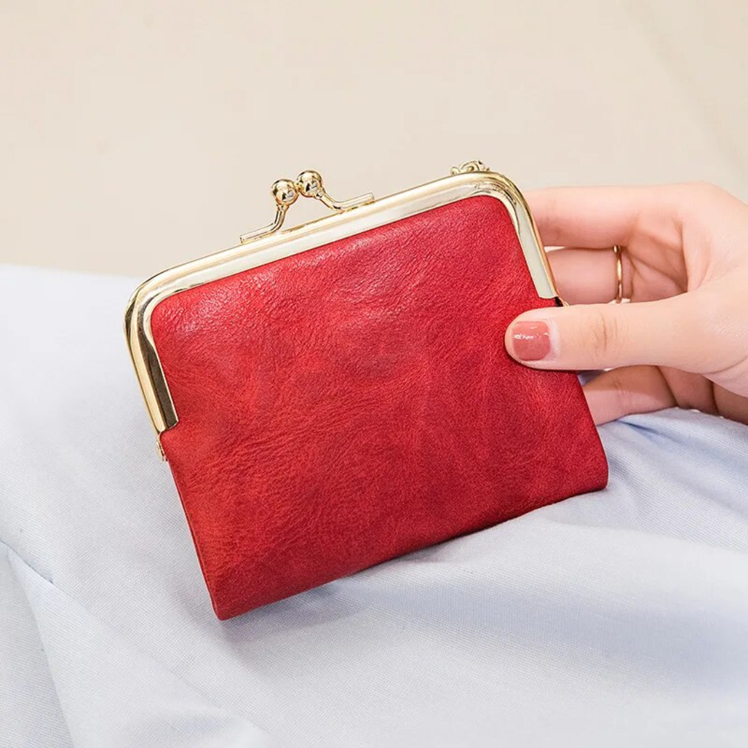 Kiss Lock Bag - stylish women's coin purse