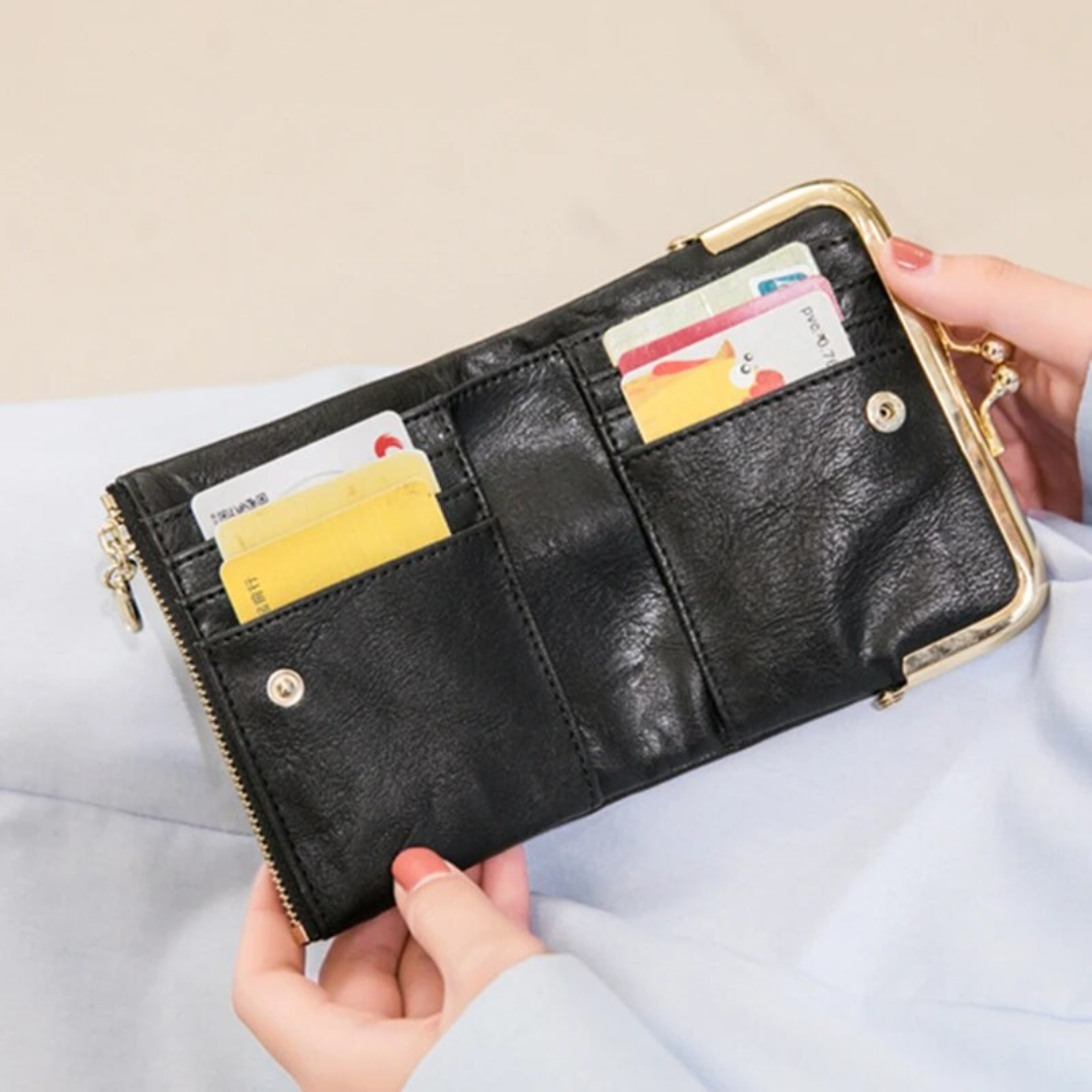 Kiss Lock Bag - stylish women's coin purse