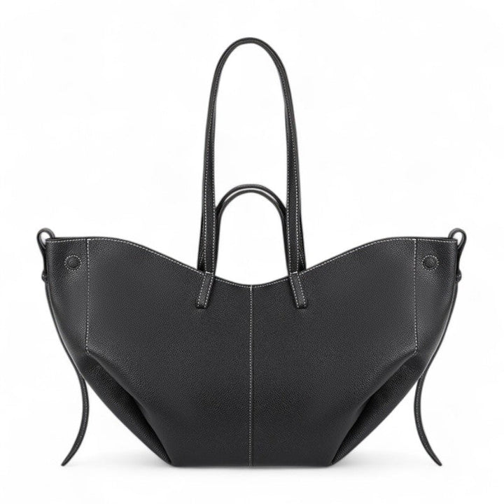 Large Grainy Leather Tote Bag
