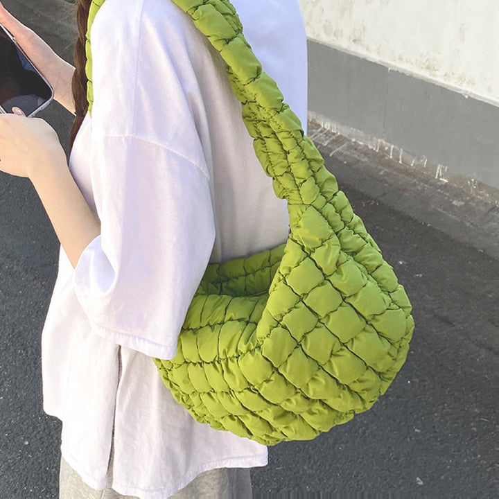Pleated Shoulder Bag for Women