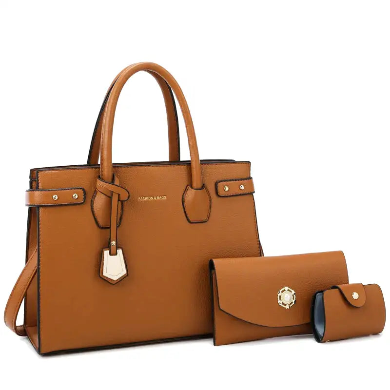 Rectangular Shoulder Bag in Leather