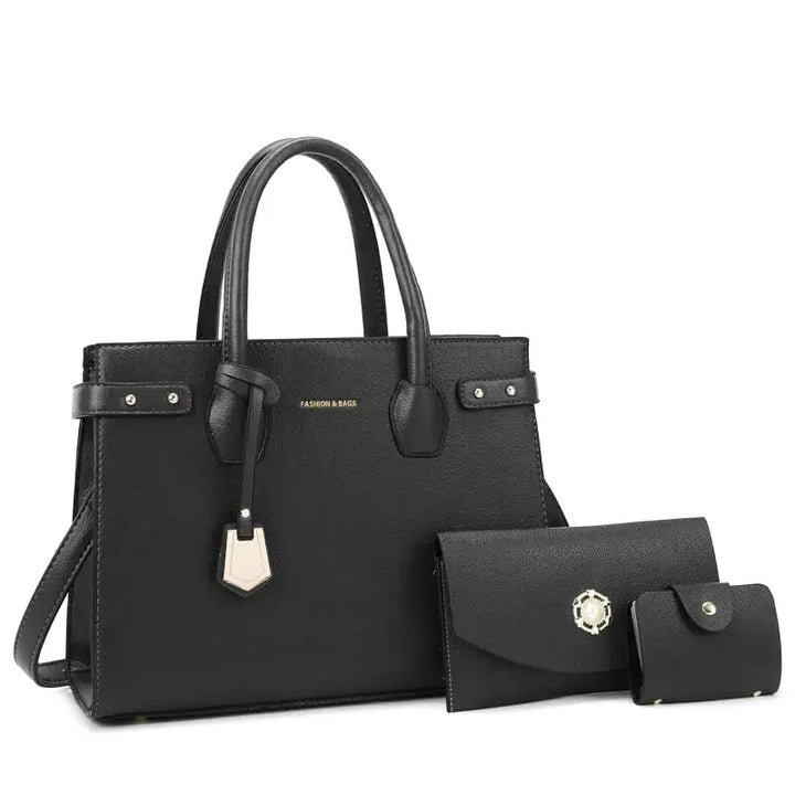 Rectangular Shoulder Bag in Leather