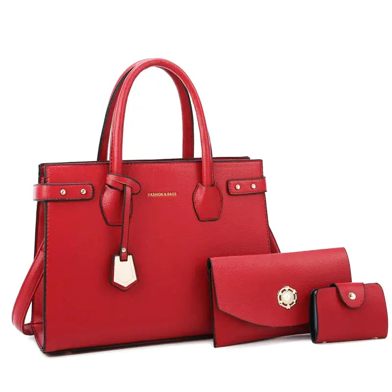 Rectangular Shoulder Bag in Leather
