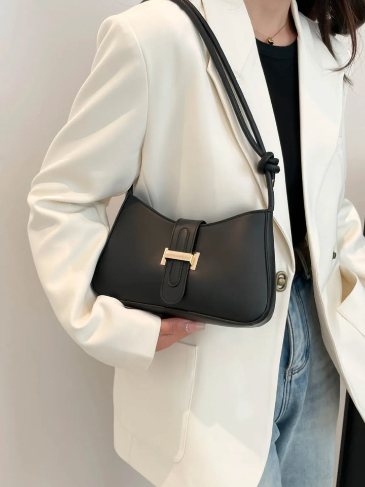 Classic Buckle Shoulder Bag