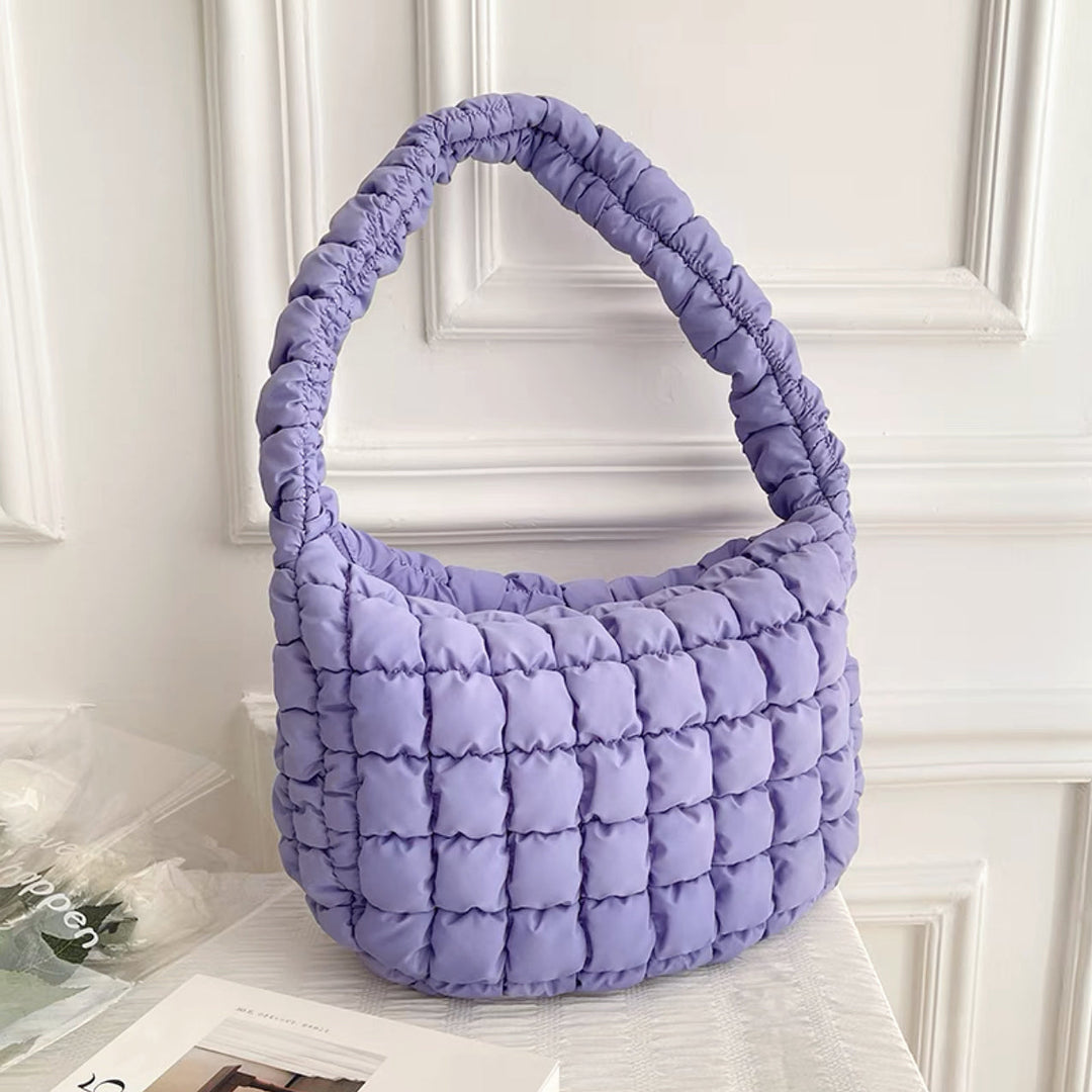 Pleated Shoulder Bag for Women