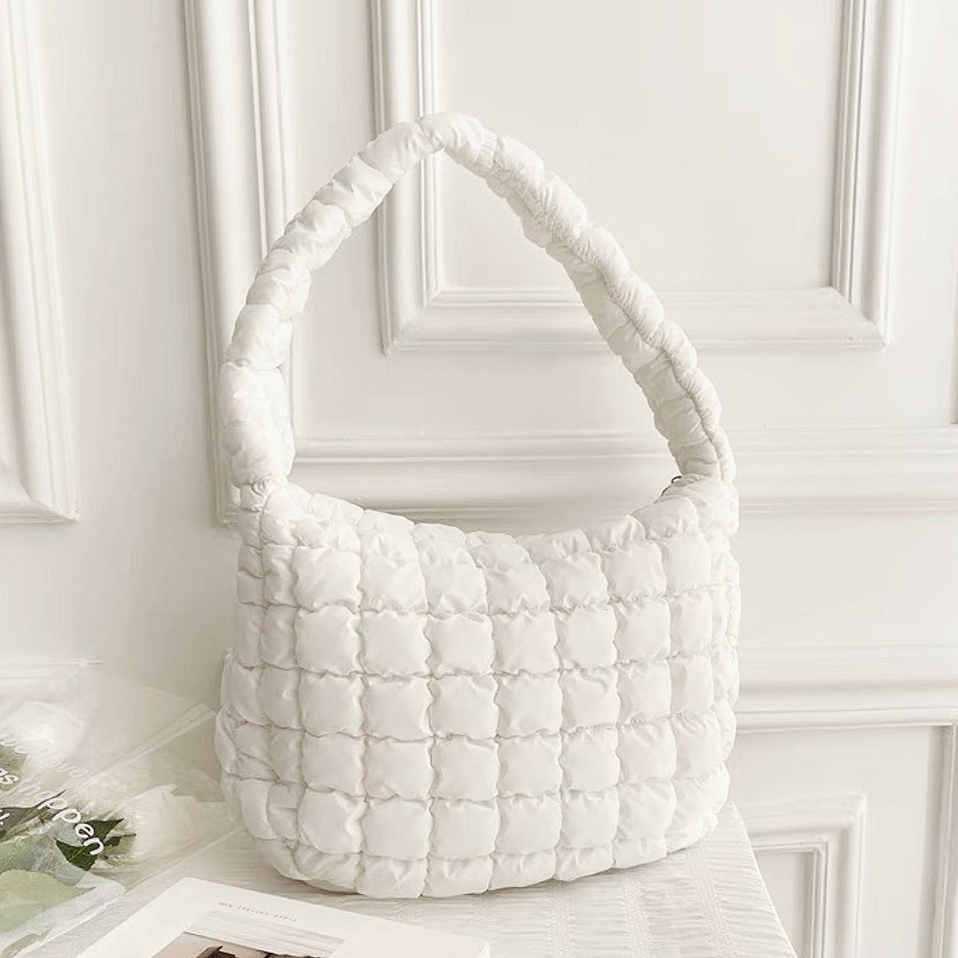 Pleated Shoulder Bag for Women