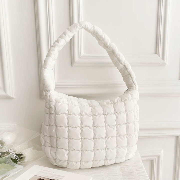 Pleated Shoulder Bag for Women