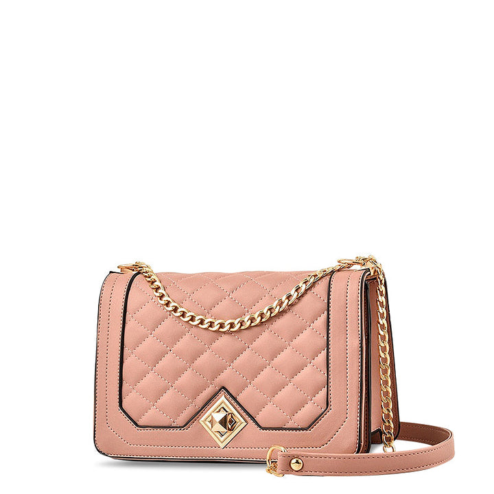 Quilted Chain Crossbody Bag, Small Shoulder Bag