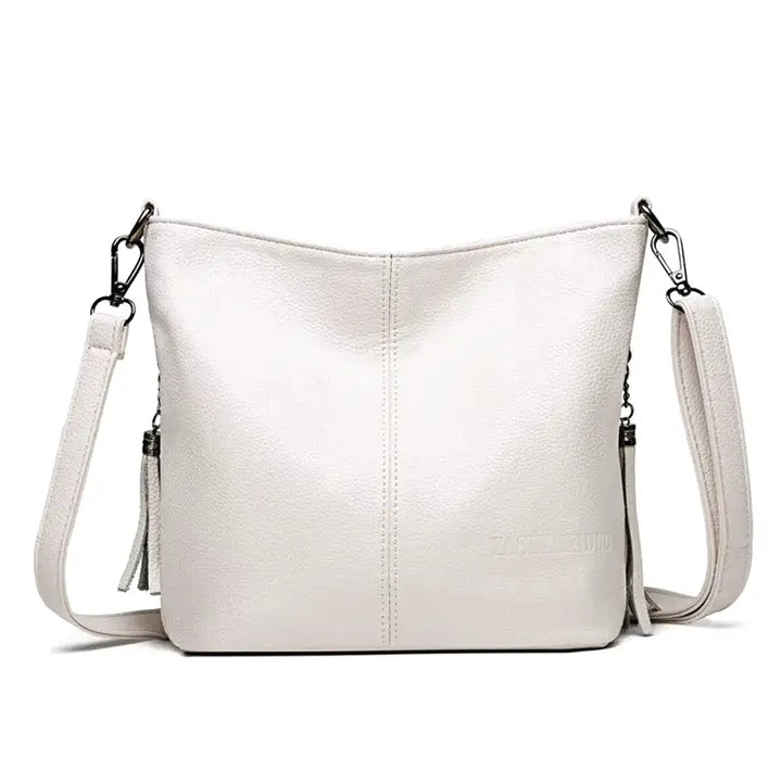 Handbag Shoulder Bag in Rigid Leather