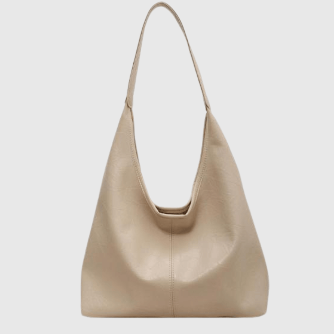 Elegant leather shoulder bag for women