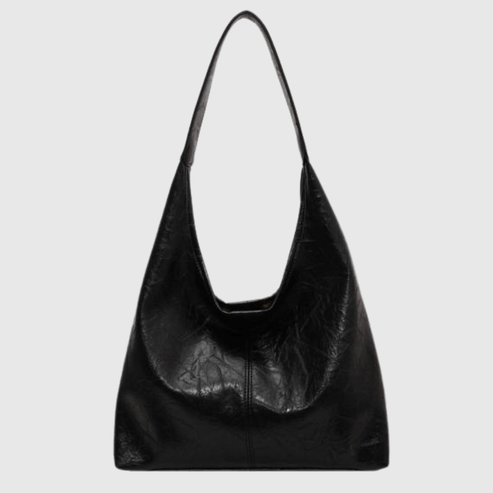 Elegant leather shoulder bag for women