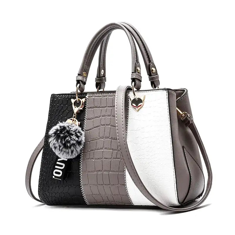 Shoulder Handbag in Crocodile Leather