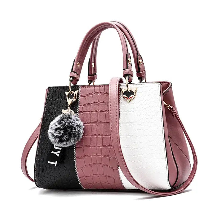 Shoulder Handbag in Crocodile Leather
