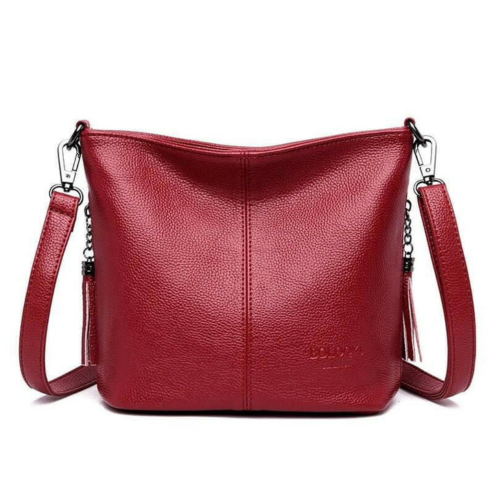 Leather Shoulder Bag Stay Organized in Style!