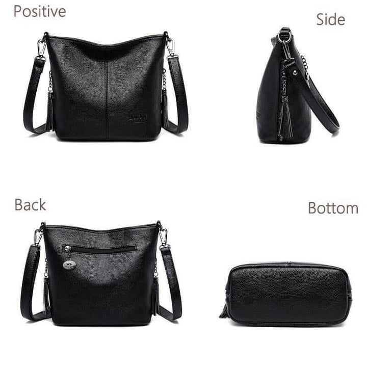 Leather Shoulder Bag Stay Organized in Style!