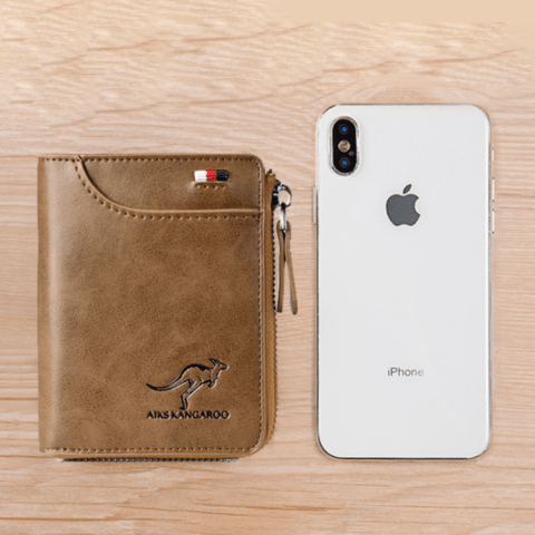 Anti Theft Leather Wallet For Men